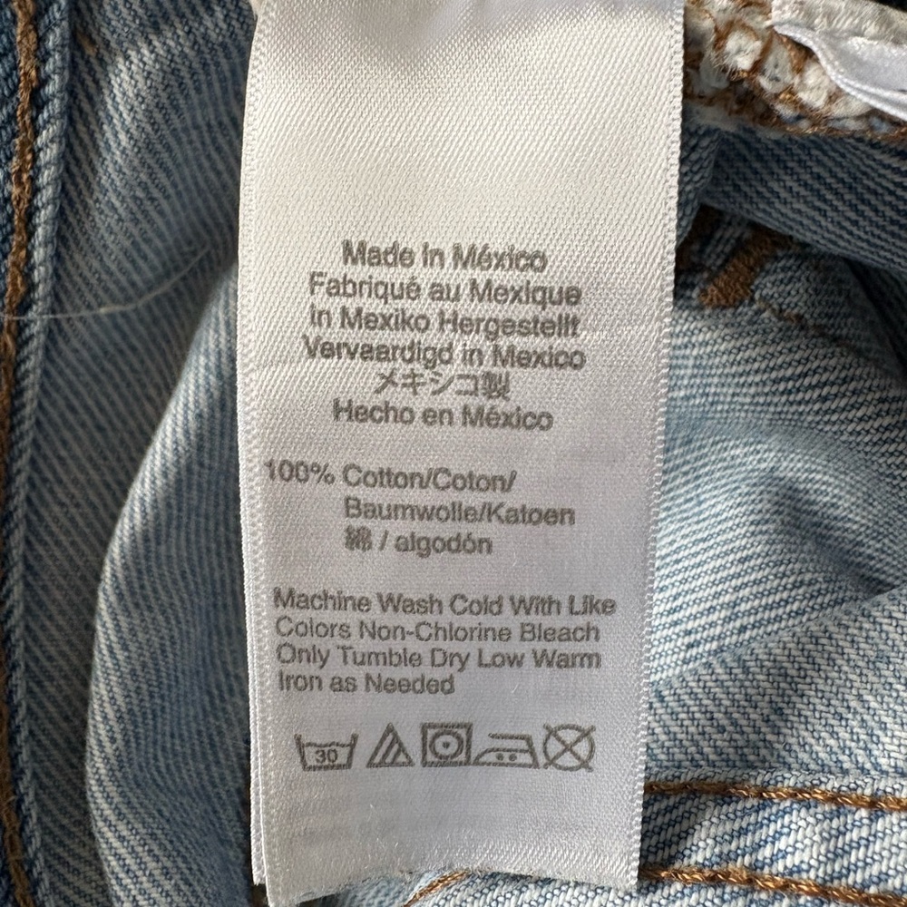 Madewell Jeans Distressed Full Length Classic Straight Size 30 Hartsville Denim - Picture 6 of 10